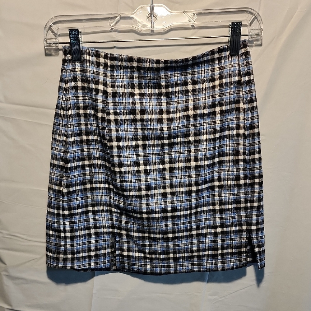 Love on a Hanger Checkered Mini Skirt